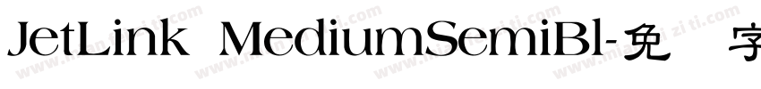 JetLink MediumSemiBl字体转换